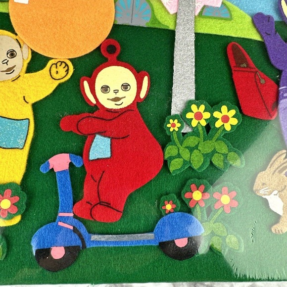 Feltkids Toys Vintage Feltkids Teletubbies At Play Felt Doll Play